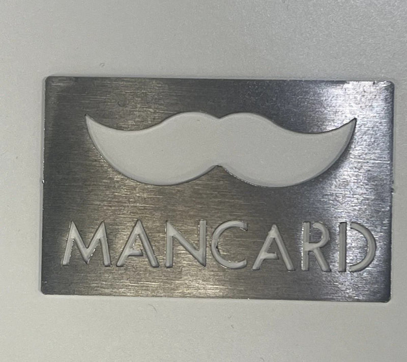 Stainless Steel Man Card Bottle Opener Mustache Wallet Size Funny Gift