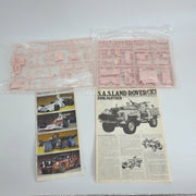 Vintage Tamiya 1/35 SAS Land Rover Pink Panther Model Kit MM176 Open Box