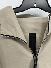 Nike Womens Energy Shield Premium Hooded Jacket Tan XL Italy $600 NWT