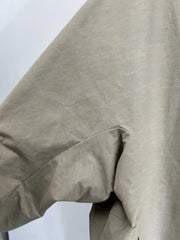 Nike Womens Energy Shield Premium Hooded Jacket Tan XL Italy $600 NWT