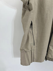 Nike Womens Energy Shield Premium Hooded Jacket Tan XL Italy $600 NWT