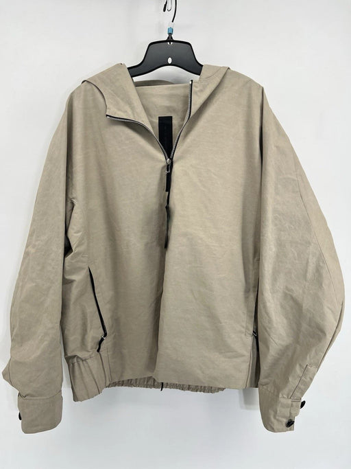 Nike Womens Energy Shield Premium Hooded Jacket Tan XL Italy $600 NWT