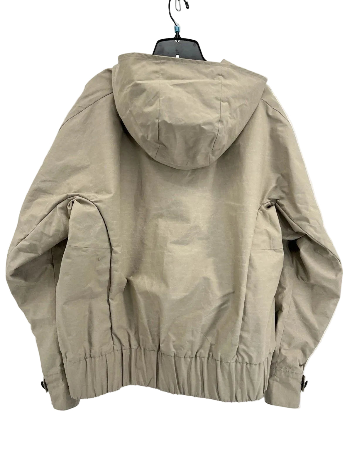 Nike Womens Energy Shield Premium Hooded Jacket Tan XL Italy $600 NWT