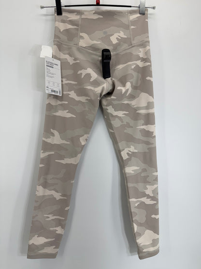 Athleta Elation Camo Legging 7/8th Size XS Taupe Ivory Camo NWT