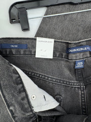 Calvin Klein Women's CKJ 021 Mid Rise Slim Leg Jeans, Bondi Black Sz 26