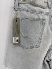 Hudson High Rise Boyfriend Short Devon Cut Color Blocked Distressed Sz 24