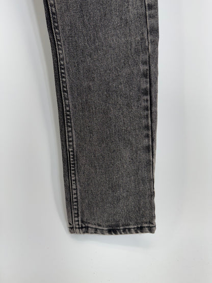 Calvin Klein Women's CKJ 021 Mid Rise Slim Leg Jeans, Bondi Black Sz 26