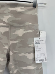 Athleta Elation Camo Legging 7/8th Size XS Taupe Ivory Camo NWT