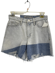 Hudson High Rise Boyfriend Short Devon Cut Color Blocked Distressed Sz 24