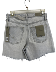 Hudson High Rise Boyfriend Short Devon Cut Color Blocked Distressed Sz 24