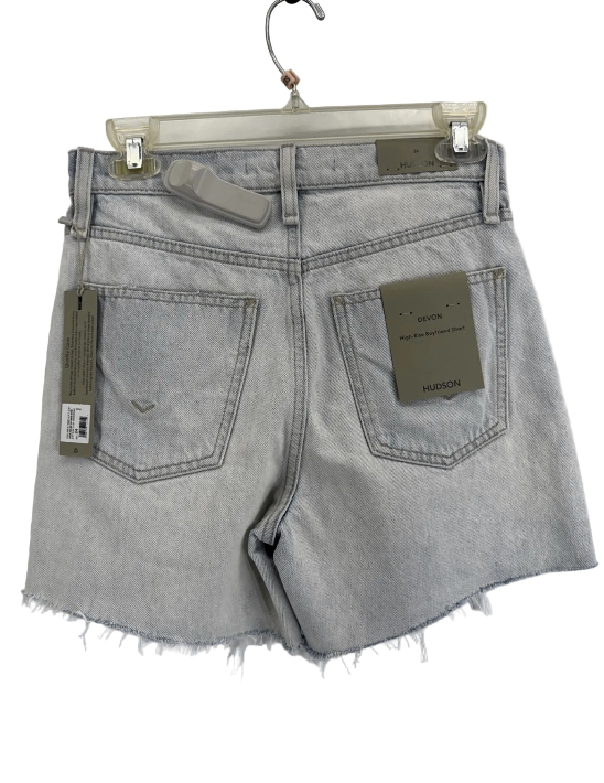 Hudson High Rise Boyfriend Short Devon Cut Color Blocked Distressed Sz 24