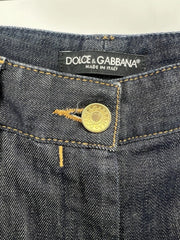 Dolce & Gabbana Women’s Dark Wash Straight Leg Jeans Italy IT 42 US 6