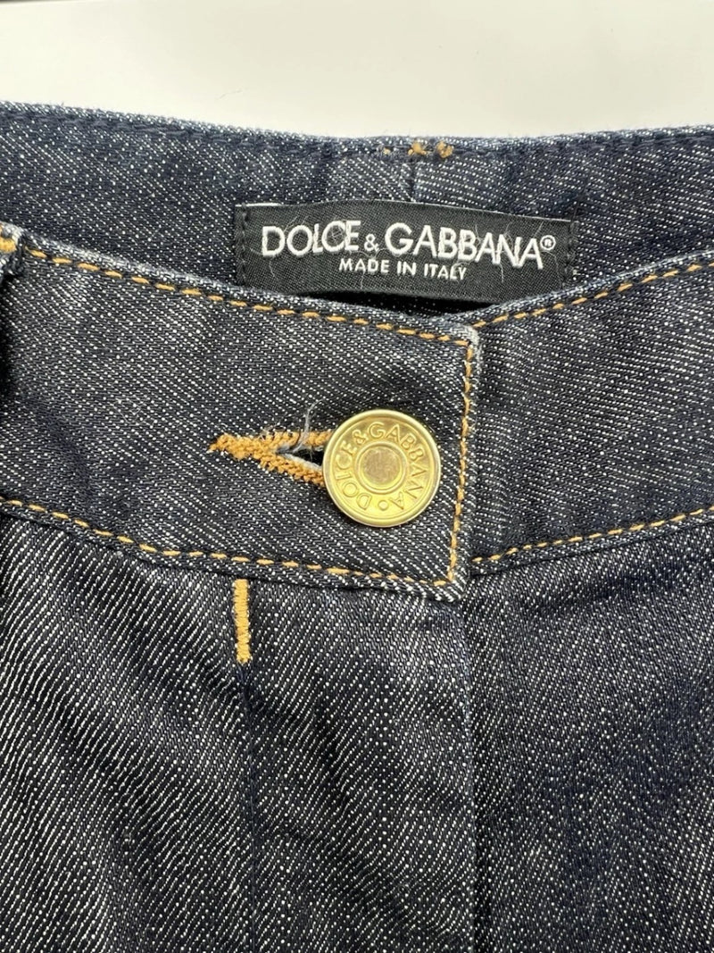Dolce & Gabbana Women’s Dark Wash Straight Leg Jeans Italy IT 42 US 6