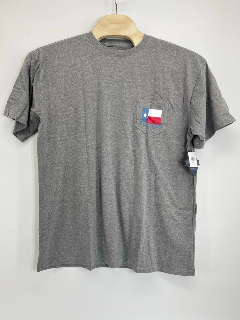 Burlebo Go To Hell, I’ll Go To Texas Tee Men’s Heather Gray SMALL