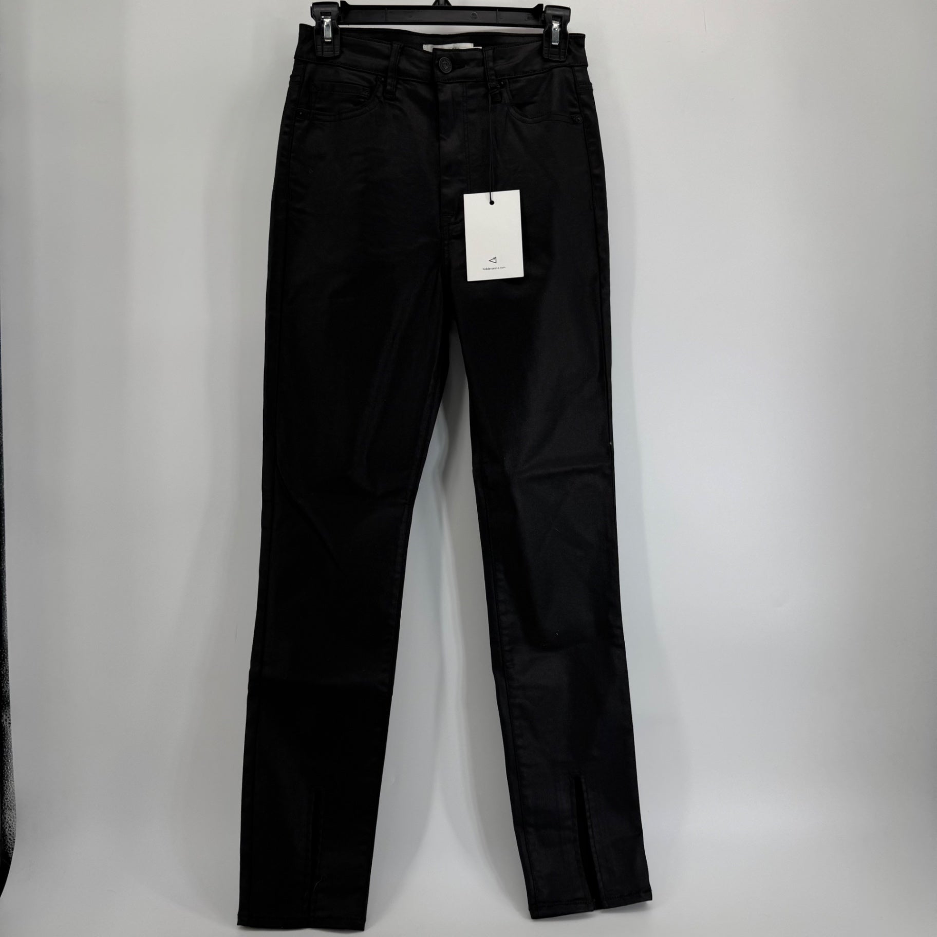Hidden Jeans High Rise Skinny Black w/ Finish Jeans 27
