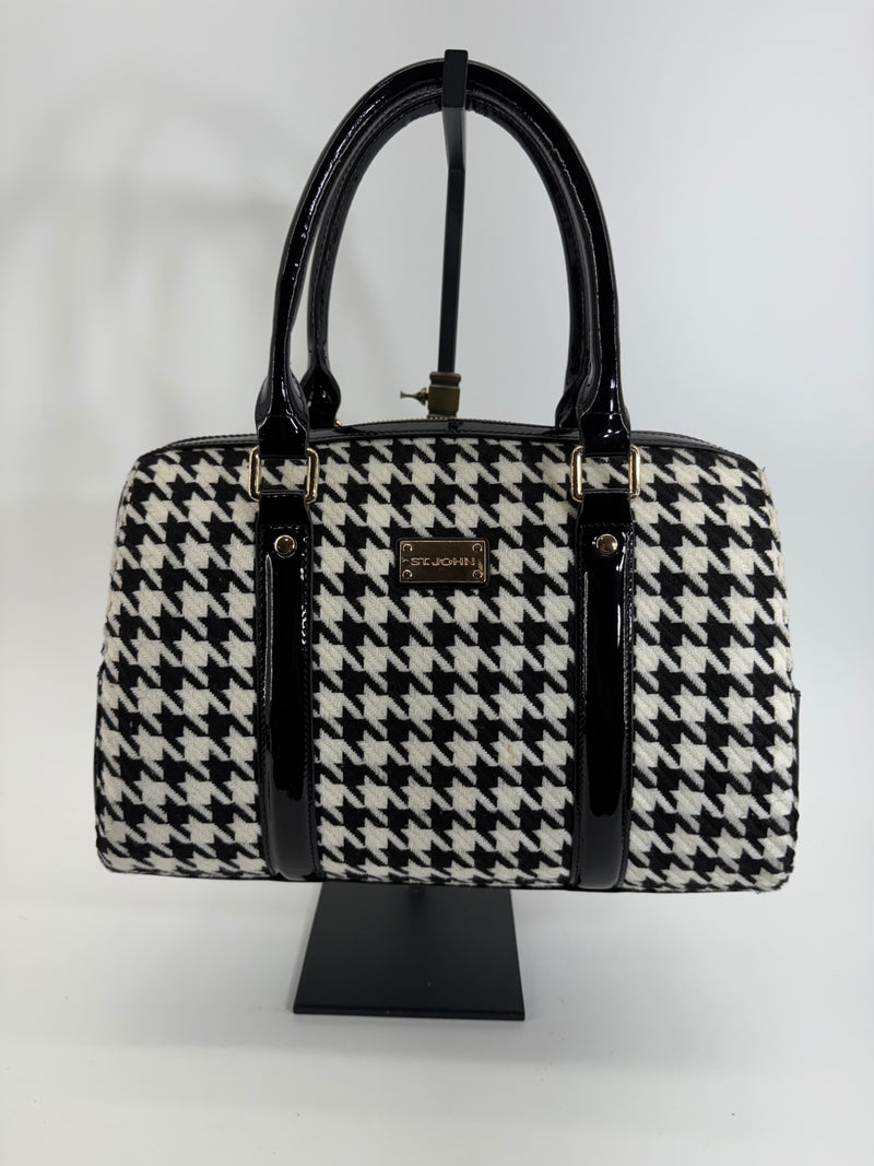 St. John Houndstooth Purse