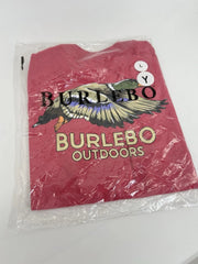 Burlebo Youth Boys Duck Hunting Graphic T Shirt Red NWT Size L / 10-12