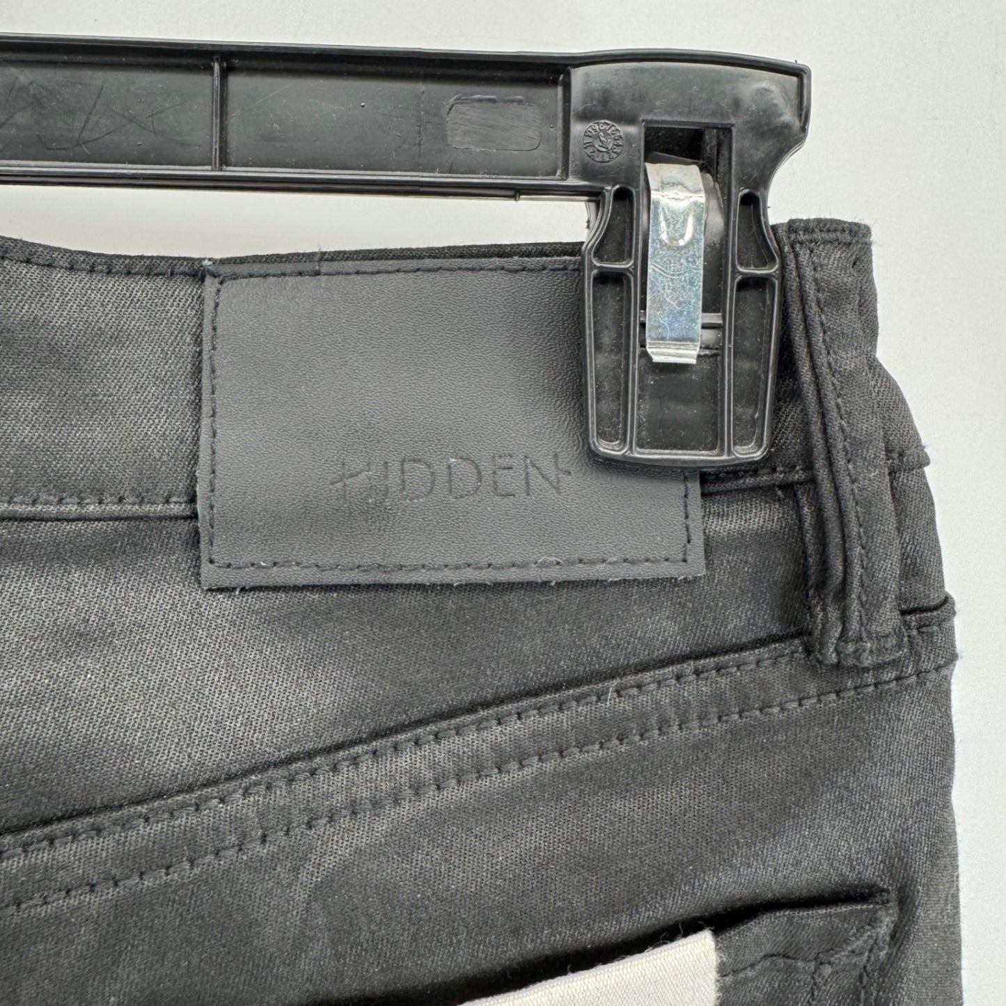 Hidden Jeans High Rise Skinny Black w/ Finish Jeans 27