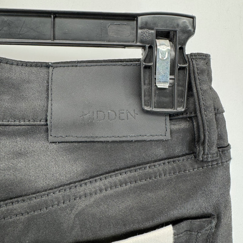 Hidden Jeans High Rise Skinny Black w/ Finish Jeans Sz 27