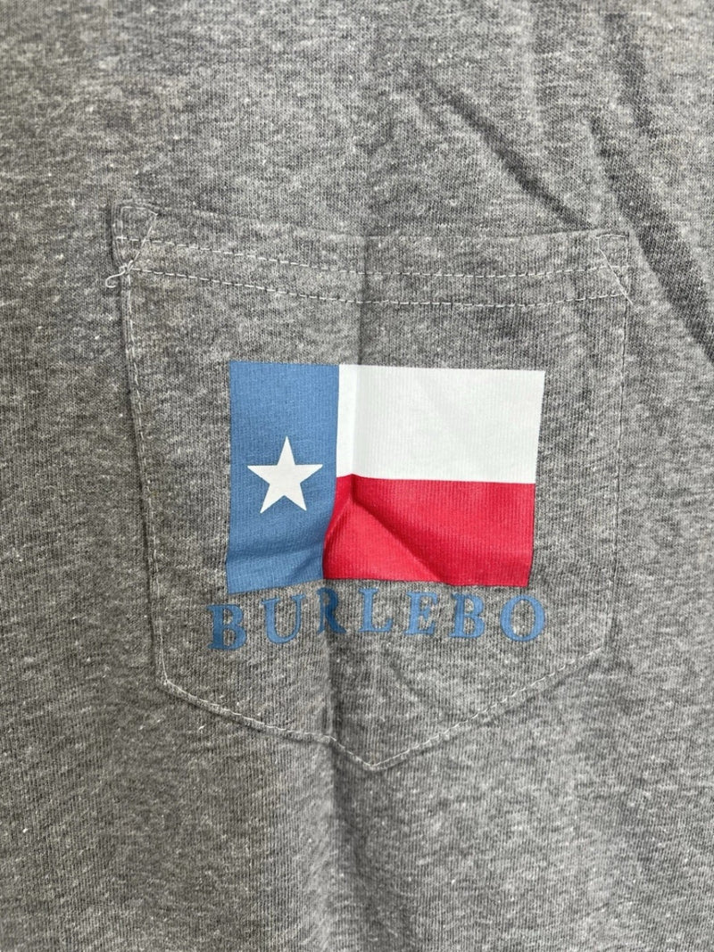 Burlebo Go To Hell, I’ll Go To Texas Tee Men’s Heather Gray SMALL