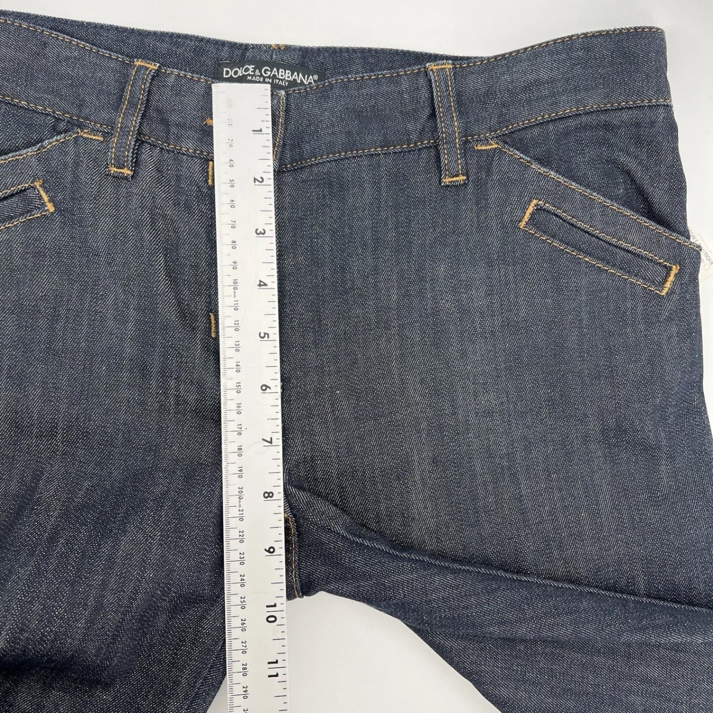 Dolce & Gabbana Women’s Dark Wash Straight Leg Jeans Italy IT 42 US 6