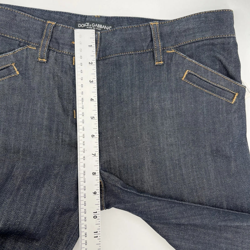 Dolce & Gabbana Women’s Dark Wash Straight Leg Jeans Italy IT 42 US 6