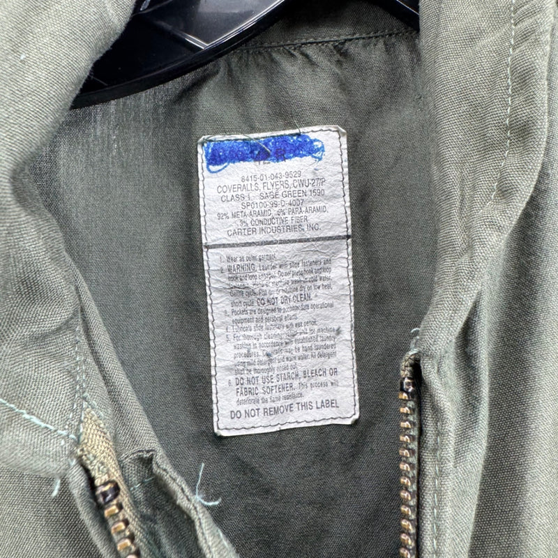 Carter Industries Inc. Nomex AF Flight Suit, Model CWU-27 Sz XL