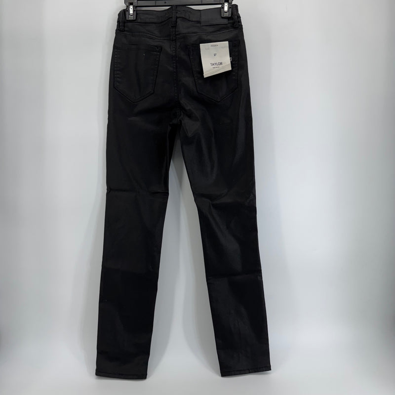 Hidden Jeans High Rise Skinny Black w/ Finish Jeans Sz 27