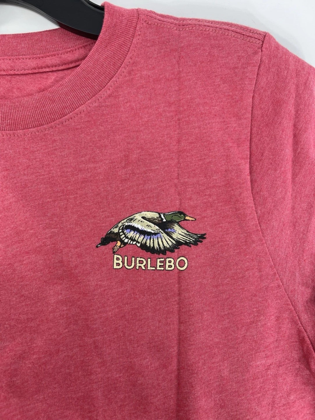 Burlebo Youth Boys Duck Hunting Graphic T Shirt Red NWT Size L / 10-12