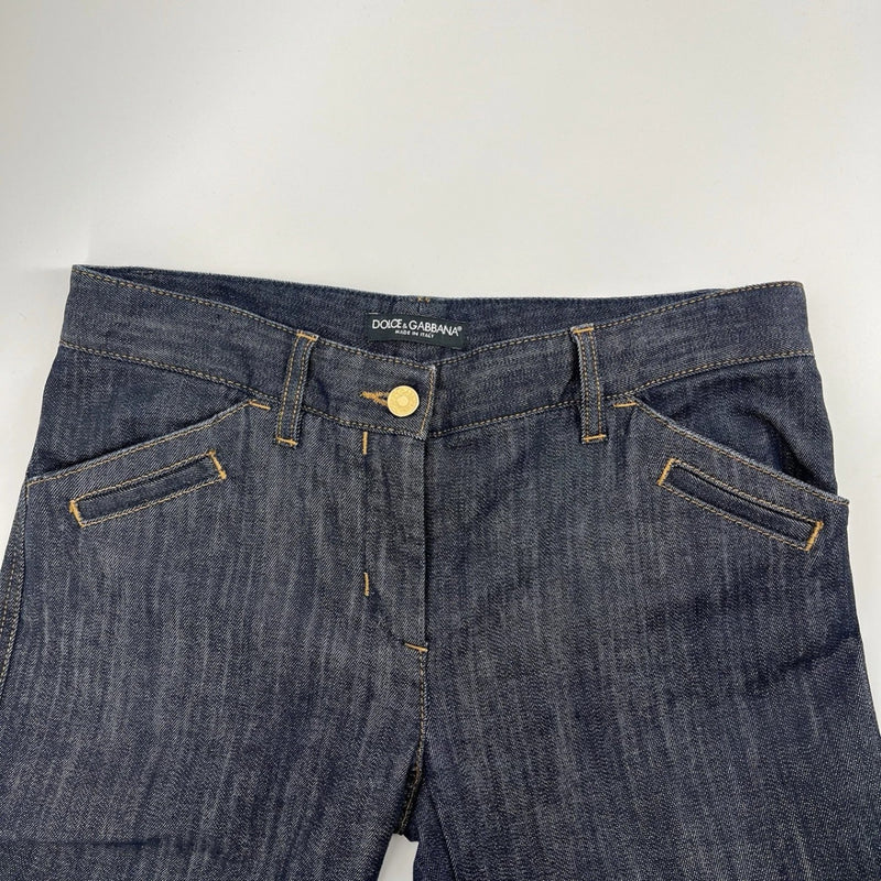Dolce & Gabbana Women’s Dark Wash Straight Leg Jeans Italy IT 42 US 6