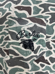 Burlebo T-Shirt Mens Duck Camo Pocket Short Sleeve NEW 2XL