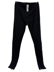 Moschino Black Knit Legging Pant w/ zip Cuff Sz XS