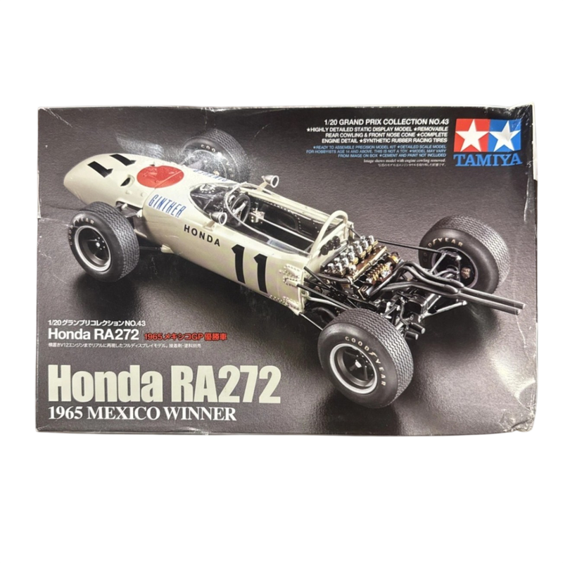 Tamiya Honda RA272 1/20 Model Kit 1965 Mexico Winner Ginther New