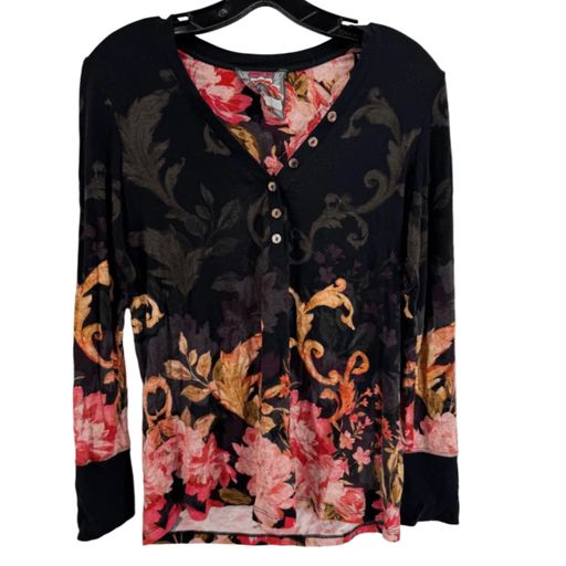 Johnny Was Janie Favorite Henley Cherie Print Sz XS