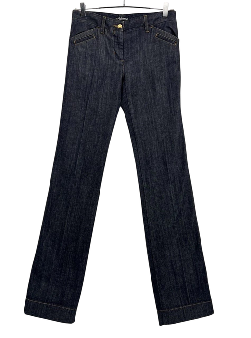 Dolce & Gabbana Women’s Dark Wash Straight Leg Jeans Italy IT 42 US 6