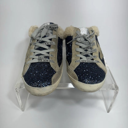 GOLDEN GOOSE Superstar Sabot Slip On Shearling Mule Sneaker Size 37 Limited Ed!