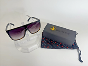 American Bonfire Ignite 18006 Sunglasses Tortoise Brown Oversized Square