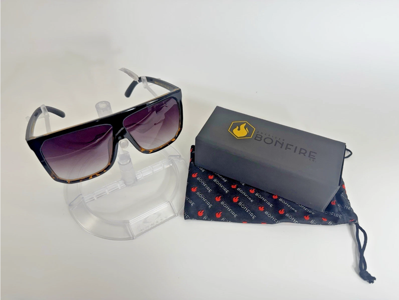 American Bonfire Ignite 18006 Sunglasses Tortoise Brown Oversized Square