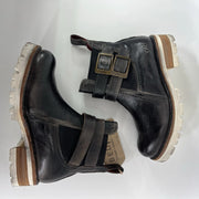 Bed Stu Ginger Boots Womens 6 Black Rustic Leather Chelsea Ankle Boot