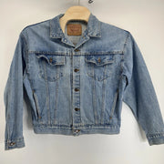 Vintage Levis Jacket Mens XL Blue Trucker Denim Western 80s Made in USA