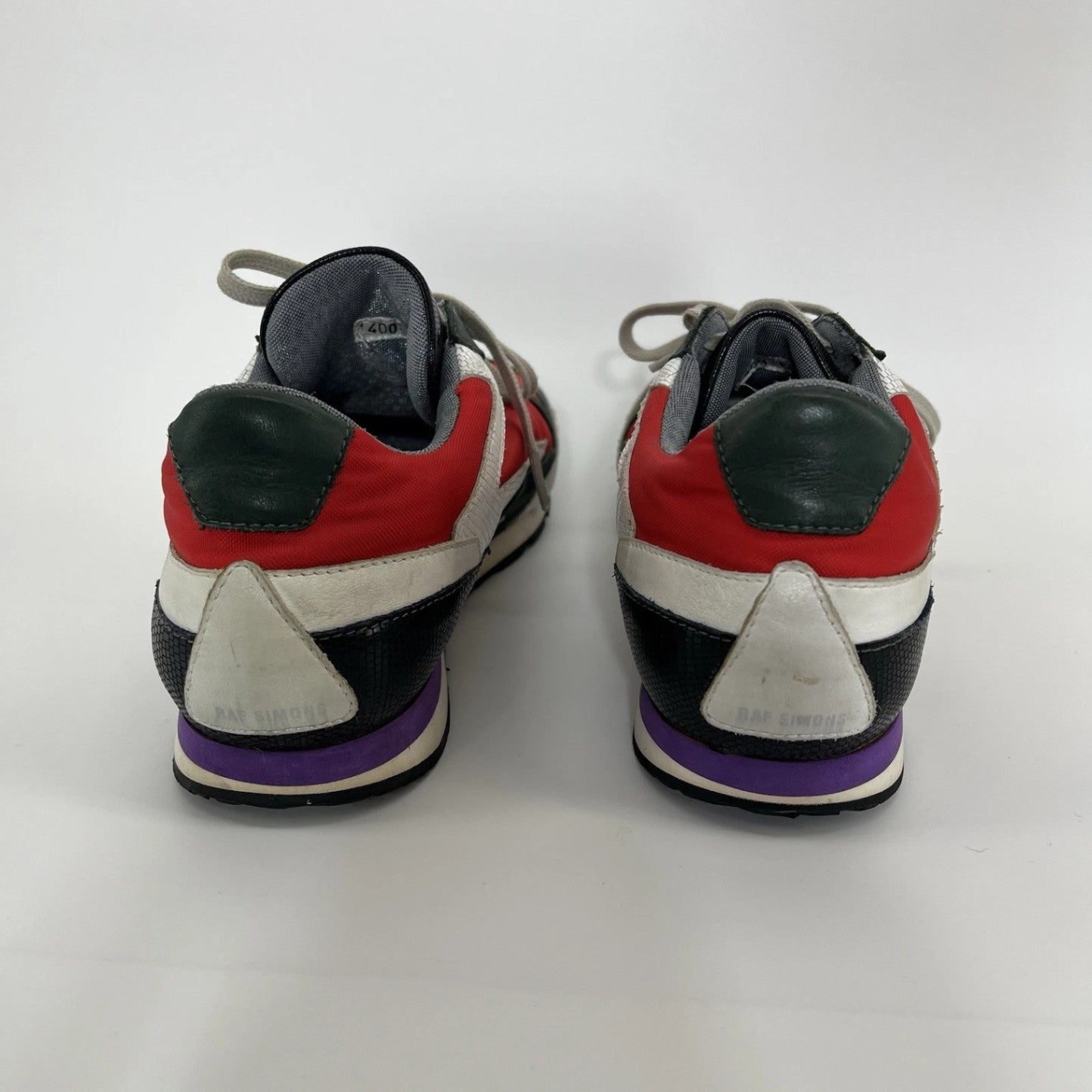 Raf Simons Men's Multicolor Lace-Up Sneakers – Size 44 (US 11) Rare LTD Edition