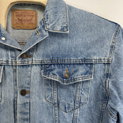 Vintage Levis Jacket Mens XL Blue Trucker Denim Western 80s Made in USA