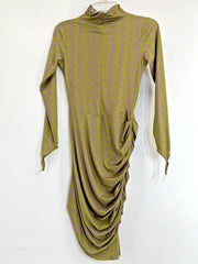 Maisie Wilen Body Shop Dress Size Medium NEW Green Bodycon Patterned