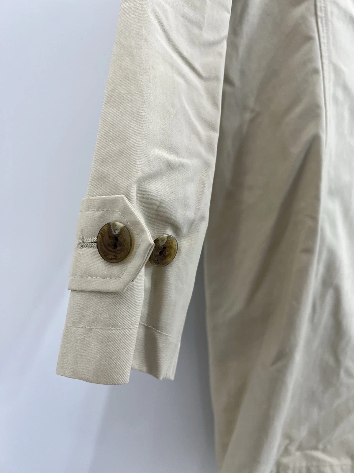 Brooks Brothers Driving Coat Men’s Cotton Tan Bemberg Cupro Lining Sz Small