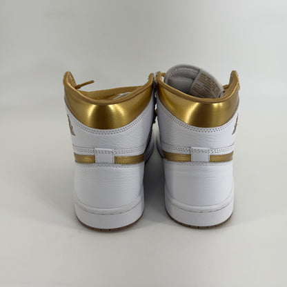 Nike Air Jordan 1 Retro High OG Metallic Gold Sz 8.5