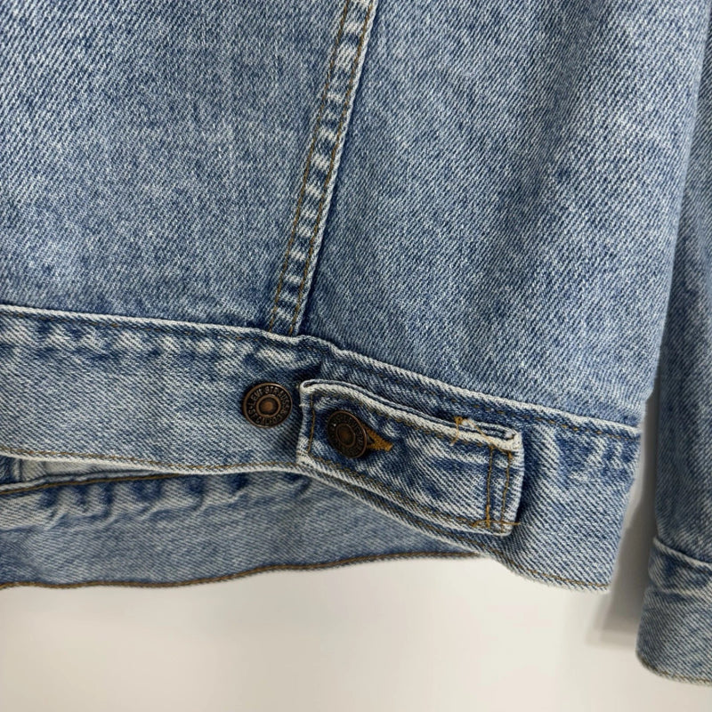 Vintage Levis Jacket Mens XL Blue Trucker Denim Western 80s Made in USA