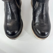 Bed Stu Ginger Boots Womens 6 Black Rustic Leather Chelsea Ankle Boot