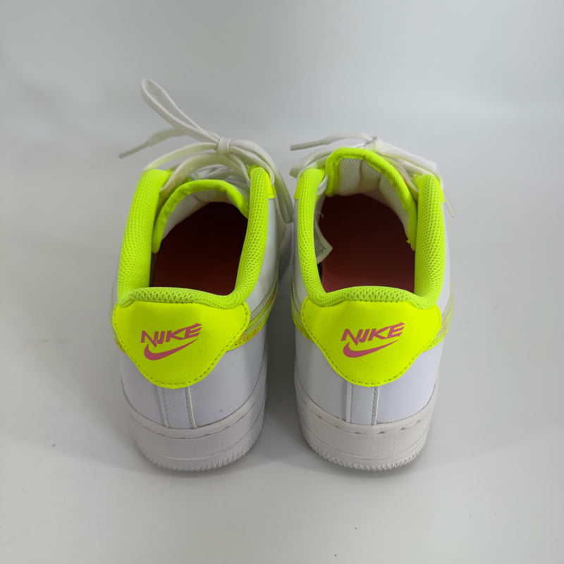Nike AF 1 Low LV8 G8 White Volt Pink Sz 6.5Y