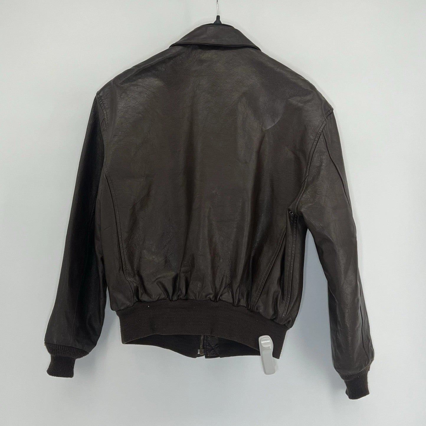 VTG Cooper A-2 Flight Jacket 44R Brown Goatskin Leather USAF Bomber USA