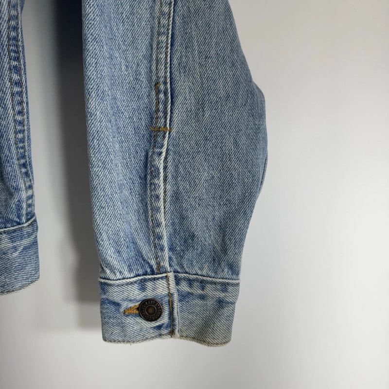 Vintage Levis Jacket Mens XL Blue Trucker Denim Western 80s Made in USA